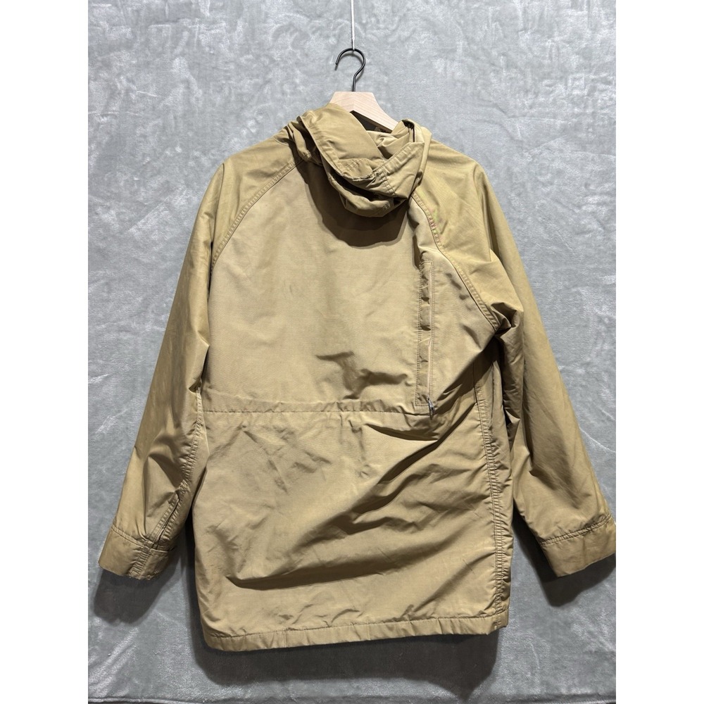 Woolrich Tan Utility Field Jacket Mens Medium Hooded Canvas Workwear USA - Picture 2 of 14